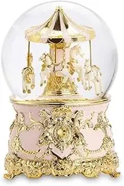 XVYUHUD Home Decoration Crystal Ball Wind Up Musical Box for Birthday Christmas for Family Present