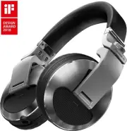 HDJ-X10-S Silver Flagship Professional Over-Ear DJ Headphones - Pioneer DJ