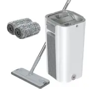 Flat Spin Mop & Bucket System, 1 Set Hand-free Bucket