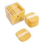 Square Yellow Makeup Puff Set Cosmetics Sponge Powder Puff Foundation Blender t