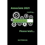 ASSOCIATE 2021 LOADING: SQUARED NOTEBOOK - JOURNAL DIARY - A5 FORMAT - SQUARED PAGES