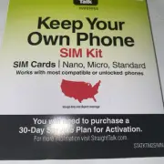 Straight Talk Nano Sim Card For family bring your iPhone Holidays Phone Kit