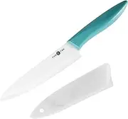 YUSOTAN 6 Inch Ceramic Chef Knife Ceramic Kitchen Knife Chef Knife with Protective Sheath Sharp and Unbreakable Ceramic Blade, Great for Cutting Meats, Fruits and Vegetables