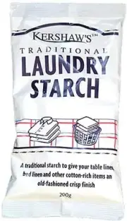 Kershaw's Laundry Starch Powdered Starch 200g Washing Starch Clothes Cloth