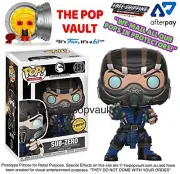 FUNKO POP VINYL GAMES MORTAL KOMBAT X 251 SUB-ZERO CHASE BNIB + PROTECTOR