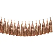 Rose Gold Foil Tassel Garland Banner Kit (2m)