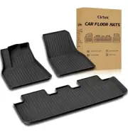 Cirtek Floor Mats for Tesla Model Y 3 Piece Liners
