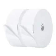Weather Stripping Door Seal 2 Rolls 2 Inchx1/8 Inchx16 Ft Self Adhesive White
