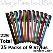 25 Packs of 9 Pen Capacitive Stylus for Cell Phones Tablets 10.5cm Length - (C4)