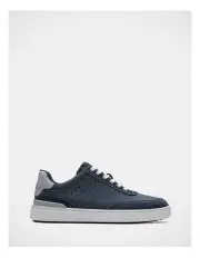 [Clarks] Courtlite Run Sneakers in Navy