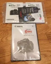 NEW Canon REBEL T6i EOS 750D Digital Camera Owners Manual, CD & Instruction DVD