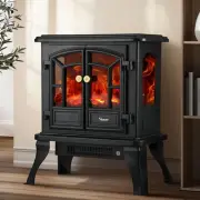 Vevare Electric Fireplace Fire Heater Freestanding 3D Flame Effect Indoor 200...