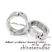Stainless Steel Fixed Oval Wrist Restraint Handcuffs Constraint Slaves