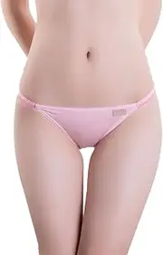 [Buankoxy] 6 Pack Sexy Style Low-Rise String Bikini Panties Women Stretch Panties (Softer Than Cotton), Assorted Colors