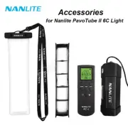 NANLITE PavoTube II 6C Light Accessories Eggcrate RC-1 Remote Battery Grip Case