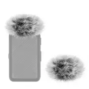 Geekria Furry Windscreen Cover for DJI Mic (2 Pack)