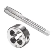 Tap and Die Set, M12 x 1.5 Thread, Screw Tap & Round Die Threading Tapping Tool