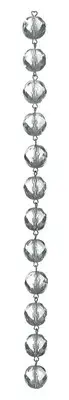 B&P Lamp 15/32" (12Mm) Clear Uniform Faceted Chain (39")