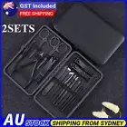 2Sets Pedicure Tools Kit Stainless Steel Grooming Clippers Manicure High Quality