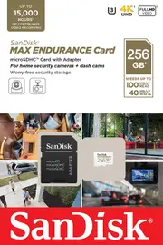 SanDisk 256GB Max Endurance Micro SD Card