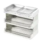 Preparation Tray Colorfast Time-saving Prepare Dish Side Dishes Tray Plastic