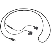 Samsung USB Type-C In-Ear Wired Earphones By AKG - Black. EO-IC100BBEGWW