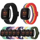 For Fitbit Versa 3 Sense Elastic Sport Nylon Loop Watch Band Strap