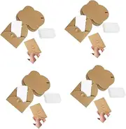 Operitacx 240 Sets Rustic Paper Envelopes Vintage Style for Business Personal Correspondence Matching Cards
