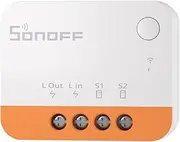 [SONOFF] Zigbee Smart Switch, No Neutral Conductor Required, Compatible with Alexa & Google Home, Requires Zigbee Gateway