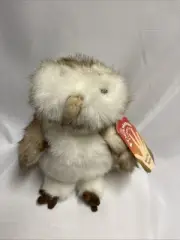 Folkmanis Barn Owl Hand Puppet Plush Large Multicolor Brown New With Tag