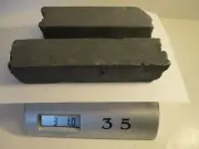 PURE GRAPHITE Raw bulk sticks bars 2x2 inch 3 Lbs 1.4 Kg for grinding, crucible