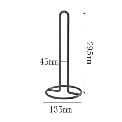 Stainless Steel Kitchen Roll Paper Towel Holder Bathroom Tissue Stand Silver Nap