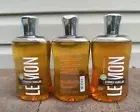 Bath Body Works Signature Vanillas Lemon Shower Gel wash liquid soap lot 3