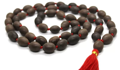 LOTUS SEED KAMAL GATTA JAPA MALA 108 BEADS LAKSHMI ROSARY YOGA MEDITATION DIWALI