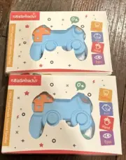 Remote Game Control Teething Toy for Babies Silicone Teether X2