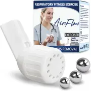 Breathing Exercise Device for Lungs Acapella Flutter Valve Natural Mucus Clear