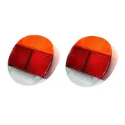 TAIL LIGHT LENS SET LEFT & RIGHT (PR) VOLKSWAGEN T-1 BUG & SUPER BEETLE 1973-79