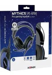 Konix 7.1 PS-U700 Gaming Headset Black For PlayStation 4