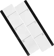 2Pcs Adhesive Monitor Memo Boards Multifunctional Message Reminder Panels for Computer Screens Organized Notes Holder for Office Home Use Easy to Install