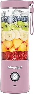 BLENDJET-V2 Portable Blender - World's Most Powerful Compact 16Oz Blender @22,000 RPM, 6 Stainless Steel Blades, Ice Crasher, USB-C Charging, Self Cleaning, Built-in Safety Feature, BPA Free - Lilac