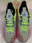 Under Armour Curry Hovr Splash 2 Pink Yellow Gray Basketball M 10 W 11.5 NIB
