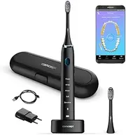 CONCEPT ZK5001 Sonic Toothbrush with Perfect Smile Application and Charging Travel Case, Black