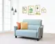 【新生活家具】《潔西卡》二人座 L型沙發 深灰色 淺灰色 耐磨皮 腳椅 現代 簡約 套房 客廳 (5.3折)