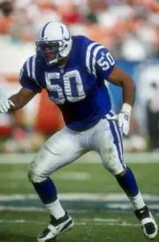 Elijah Alexander Indianapolis Colts moves during the game agai- 1998 Old Photo