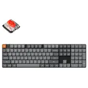 Keychron K5M-B1 K5 MAX 100% Custom Mechanical Keyboard Gateron Red Switch - Wireless / Wired / 2.4GHz Low Profile QMK - ANSI Full Size Layout - 104 Key - Full Assembled - RGB- Low Profile [K5M-B1]
