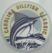 CAROLINA BILLFISH CLASSIC 4" Marlin sticker MICHAEL JORDAN CATCH 23 UNC TARHEELS