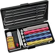 Lansky Professional Sharpening System with Coarse, Medium, Ultra Fine, and Serrated Medium Hones