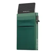 Ultra Slim Pop Up Card Holder Wallet With Rfid Blocking Green Wallets