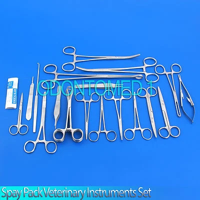 23 Spay Neuter Pack Veterinary Instrument Forceps