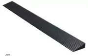 1" Rise Solid Rubber Threshold Ramp Capacity, 36” Wide 6” Length Wheelchair
